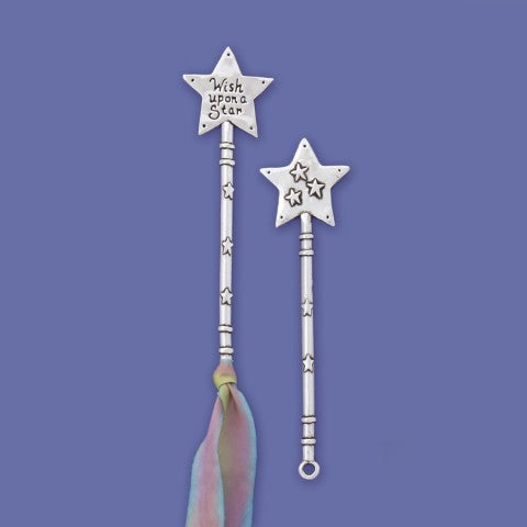 Pewter Wish Upon a Star Wand