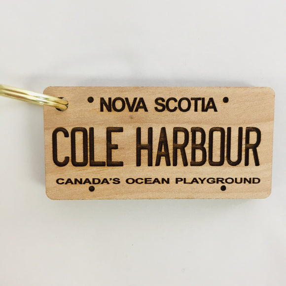 Cole Harbour Licence Plate Key Chain
