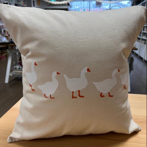 Sullivan's Pond Goose Pillow Cover ONLY (Natural)