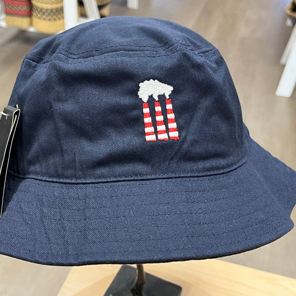 Smokestack Bucket Hat - Navy Blue