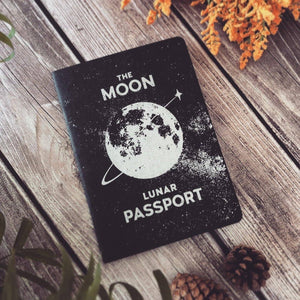 Lunar Passport Lined Notebook
