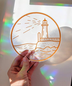 Lighthouse Suncatcher Sticker