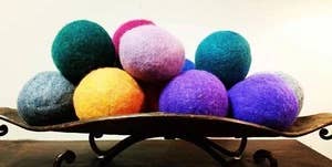 Colourful Canadian Wool Dryer Balls