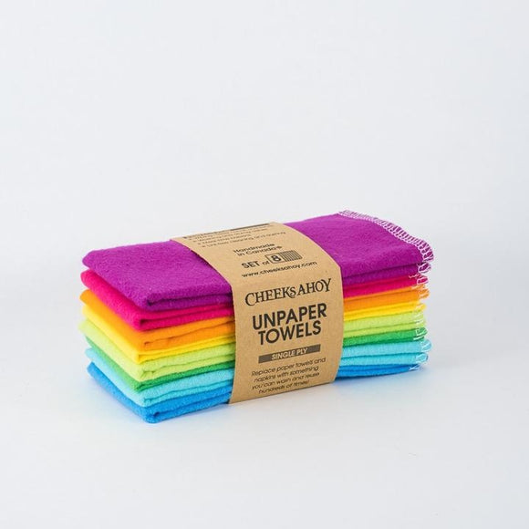 Rainbow Unpaper Towel - 8 Pack