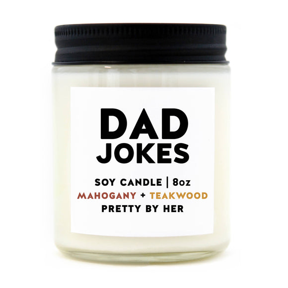 Dad Jokes Soy Wax Candle