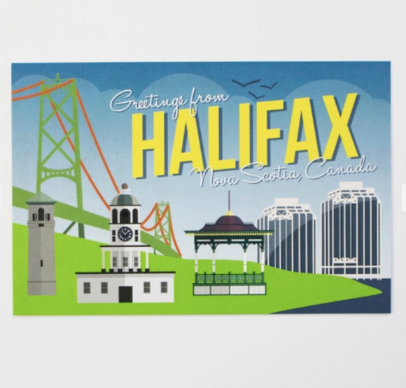 Greetings From Halifax Postcard