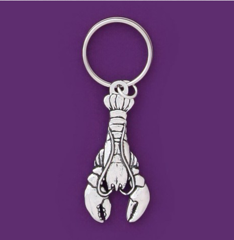 Lobster Pewter Keychain