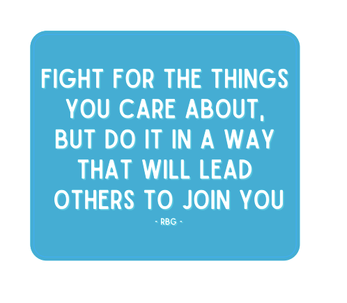 Fight For The Things You Care About Sticker