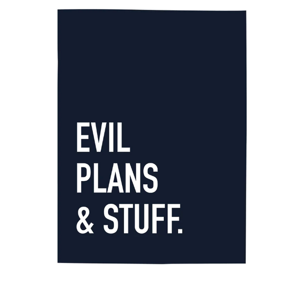 Evil Plans Notebook