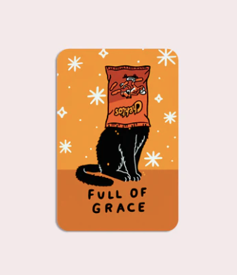 Full Of Grace (Orange) Vinyl Sticker