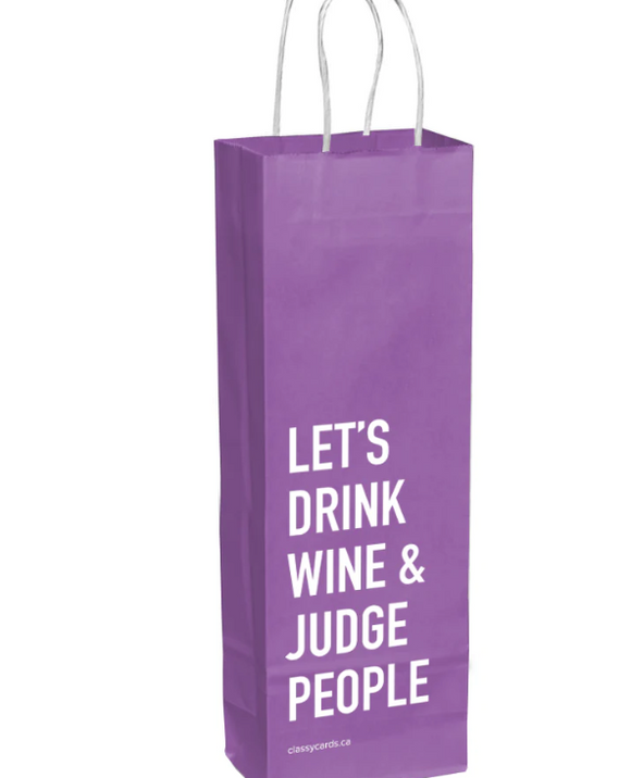 Judge People Wine Gift Bag