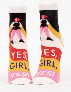 Yes, Girl, Yes Ankle Socks- Women's