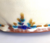 Patterned Ceramic Ice Cream Bowl