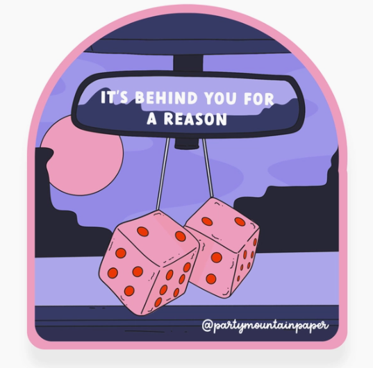 Behind You Sticker