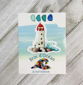 Seaglass Lighthouse Sticker *Final Sale*