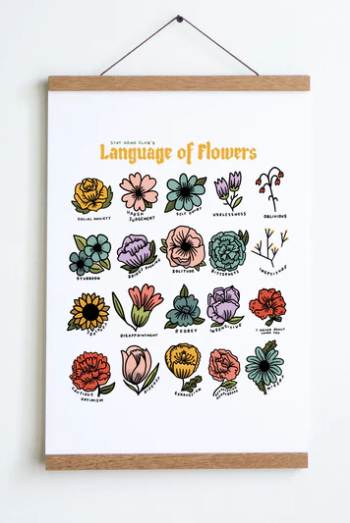 Language Of Flowers 8.5x11