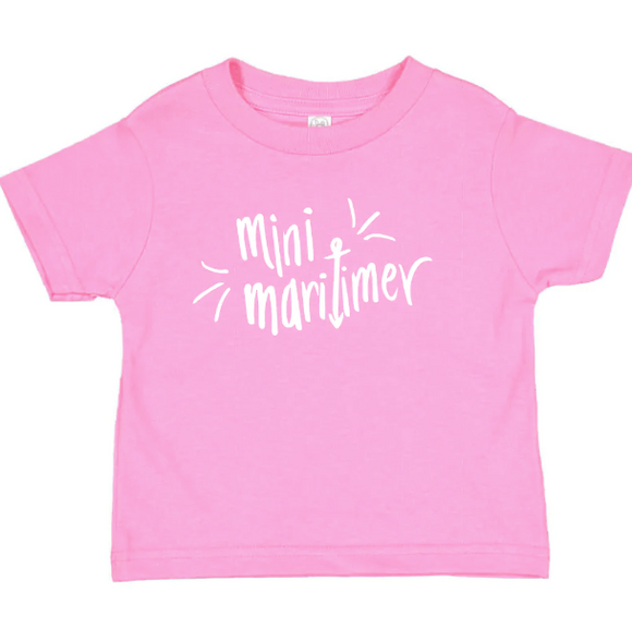 Mini Maritimer Toddler T-Shirt - Pink