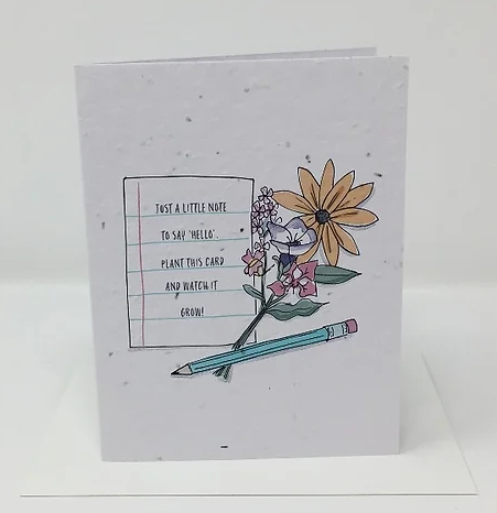 Watch It Grow Plantable Seed Greeting Card