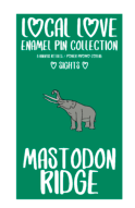 Mastodon Ridge Enamel Pin