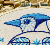 Blue Jay DIY Embroidery Kit