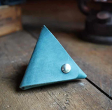 Triangle Snap Coin Pouch - Atlantic Teal