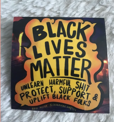 Black Lives Matter (Square) Vinyl Sticker
