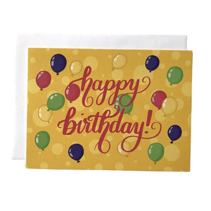 Happy Birthday Balloons Greeting Card *SALE*