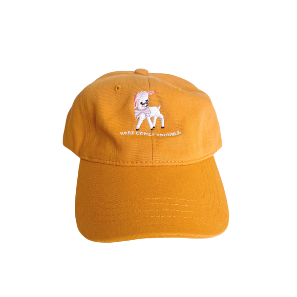 Here Comes Trouble Baseball Dad Hat