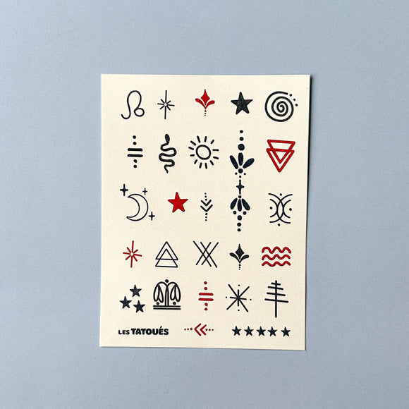 Mini Symbols - Temporary tattoos