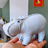 House Hippo Hand Stitching DIY Kit