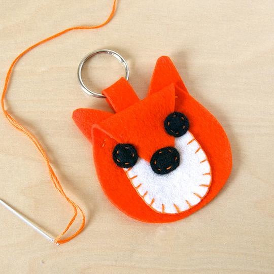 Felt Fox Keychain DIY Kit
