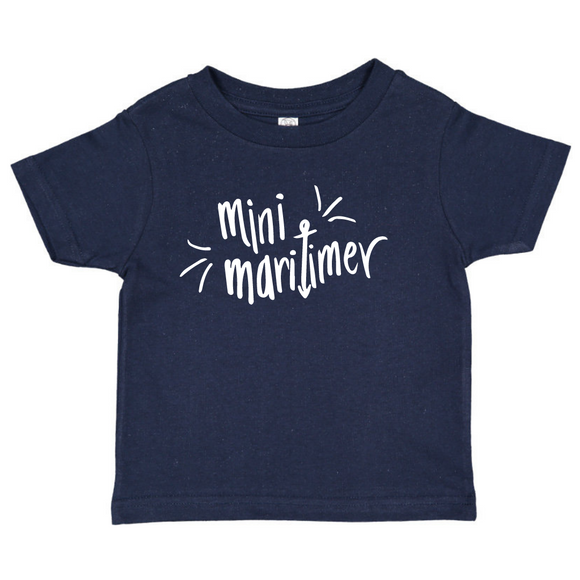 Mini Maritimer Toddler T-Shirt - Navy