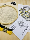 Fungus Among Us DIY Embroidery Kit